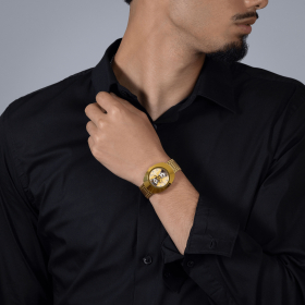 Montre Rado DiaStar Original Open Heart 35mm PVD Or Jaune