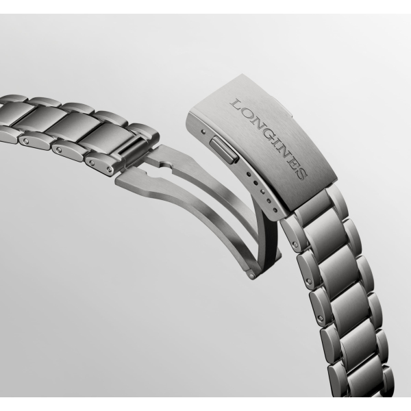 Montre Longines Spirit Zulu Time Titanium 39mm Cadran Anthracite