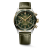 Montre Longines Spirit Flyback Automatique 42 mm Cadran Vert Bracelet cuir