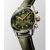 Montre Longines Spirit Flyback Automatique 42 mm Cadran Noir Bracelet cuir