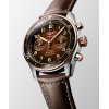 Montre Longines Spirit Flyback Automatique 42 mm Cadran Noir Bracelet cuir