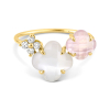 copy of Bague Morganne Bello  Victoria Lys Grande Agate Verte & Diamants Or Jaune