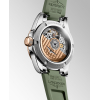 Montre Longines Conquest 34mm Cadran Vert Bracelet Caoutchouc