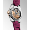 Montre Longines Conquest 34mm Cadran Violet Bracelet Caoutchouc