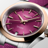 Montre Longines Conquest 34mm Cadran Violet Bracelet Caoutchouc