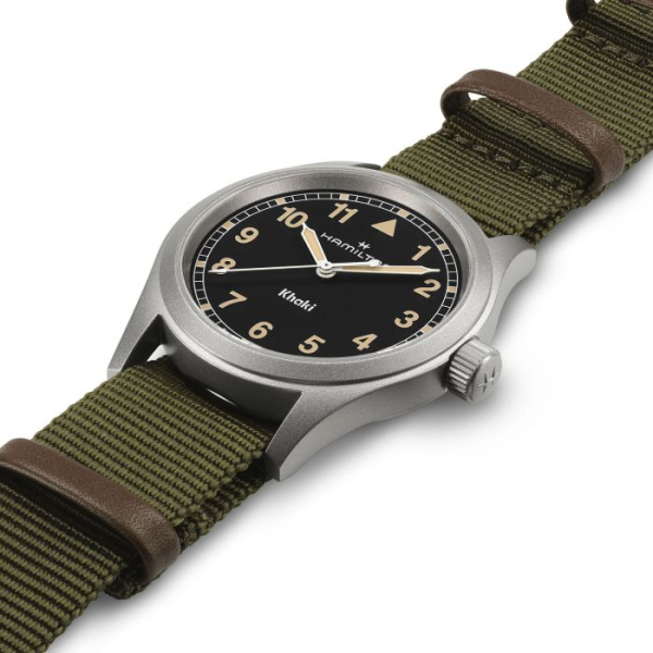 Montre Hamilton Khaki Field Quartz 40mm Bracelet Textile