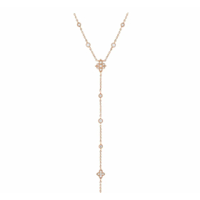 Collier Stone Paris Belle Epoque Or Rose & Diamants