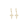 Boucle D'oreilles Stone Paris Blood Diamonds Or Jaune et Diamants