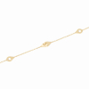 Bracelet Menottes Dinh Van R5 or jaune sur chaîne