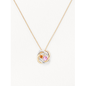 Collier Poiray Tresse Précieuse Petit Modèle Or Jaune & Or Blanc