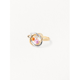 Bague Poiray Tresse Précieuse Petit Modèle Or Jaune & Or Blanc