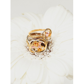 Bague Poiray Tresse Précieuse Petit Modèle Or Jaune & Or Blanc