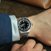 Montre Yema Superman Steel CMM.10 41mm Cadran Noir Bracelet Acier