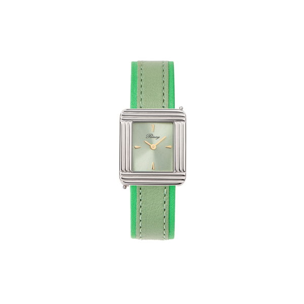 Bracelet De Montre Poiray Ma Première - 17mm X 142mm - Cuir Bleu - Neuf Sans étiquette