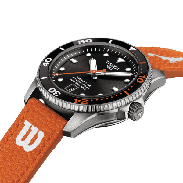 Montre Tissot Seastar Wilson WNBA Bracelet Orange
