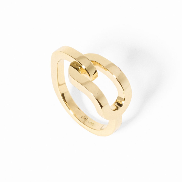 Bague Dinh Van Maillon Grand Modèle Or Jaune