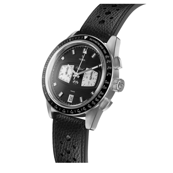 Montre Yema Rallygraf Meca-quartz II Reverse Panda Bracelet Rallye