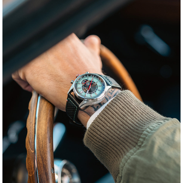Montre Depancel Allure Valjoux 92 Worn&Wound bracelet cuir
