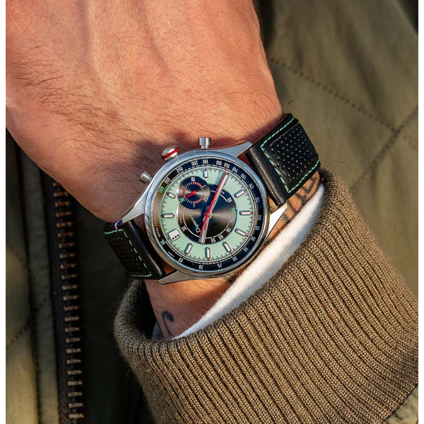 Montre Depancel Allure Valjoux 92 Worn&Wound bracelet cuir