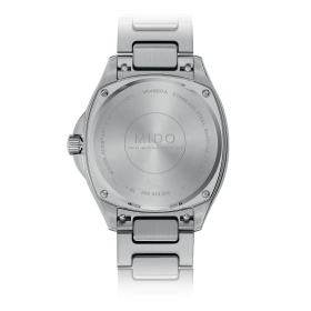 Montre Mido Multifort TV 35 Cadran Nacre Bleue Index Diamants
