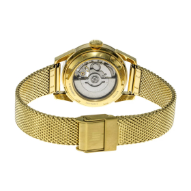 Montre Lip Himalaya 29mm Coeur Ouvert Doree Bracelet Milanais