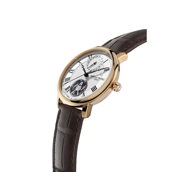 Montre Frederique Constant Manufacture Slimline Monolithic Cadran Blanc