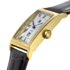 Montre Lip Churchill T24 Doree Cadran Soleille Cuir Marron
