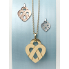 Pendentif Poiray Coeur Entrelacé Or Jaune Petit Modèle