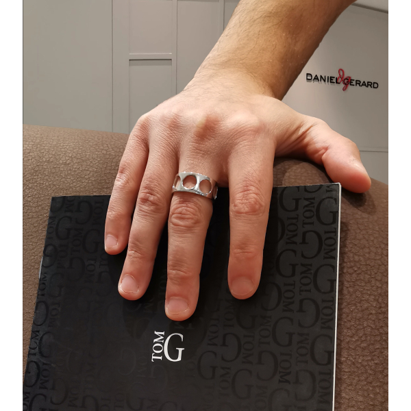 Bague Tom G Serge Or Blanc