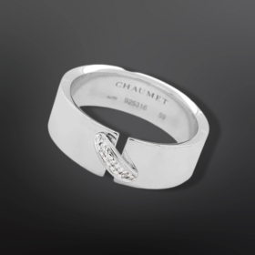 Bague Occasion Chaumet Lien Or Blanc & Diamants