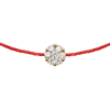 Bracelet Redline Illusion Diamants0.05 ct Or Rose Fil Rouge