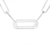 Collier Dinh Van Maillon Petit Modèle or blanc et diamants
