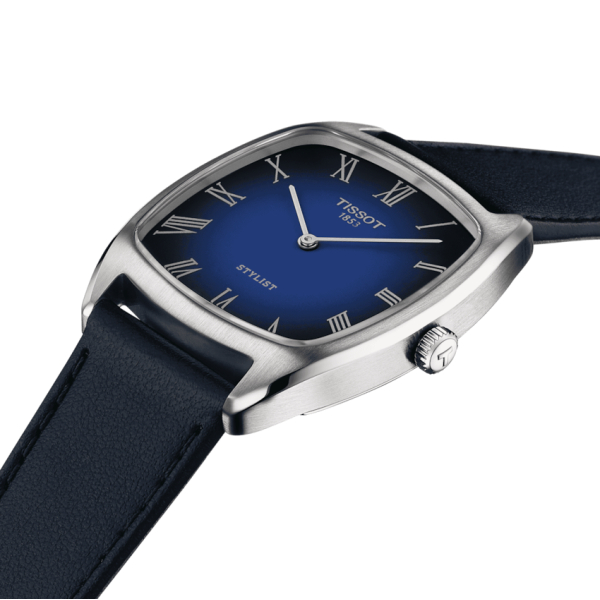 Montre Tissot Stylist Quartz 32mm Cadran Bleu Bracelet Cuir
