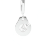 Créoles Menottes Dinh Van R8 Or Blanc & Diamants