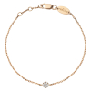 Bracelet Redline ILLUSION sur chaîne or rose diamant 0.05ct