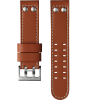 Bracelet Hamilton 22mm Khaki Aviation Cuir Marron