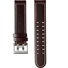Bracelet Hamilton 20mm Khaki Aviation Cuir Marron
