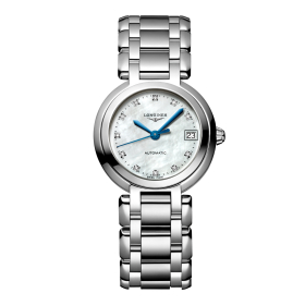 Montre Longines PrimaLuna 26.5mm Cadran Nacre Index Diamants