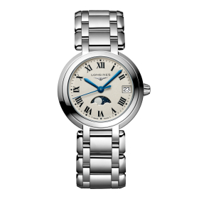 Montre Longines PrimaLuna Acier Cadran Argenté