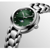 Montre Longines PrimaLuna Moonphase Cadran Vert Index Diamants