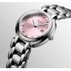 Montre Longines PrimaLuna Quartz Cadran Rose Index Diamants