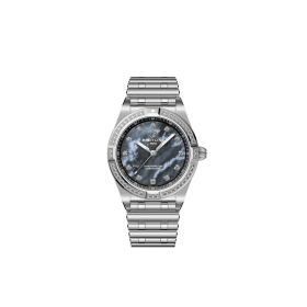 Montre Femme Breitling 28 Cadran Nacre Noire Lunette Diamants
