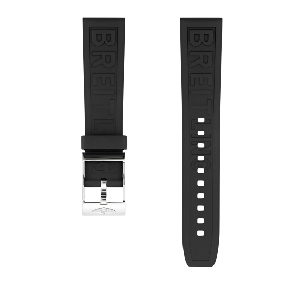 BRACELET BREITLING EN CAOUTCHOUC DIVER PRO NOIR - 20 MM