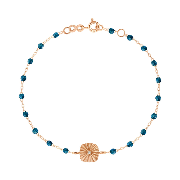 Bracelet gigi CLOZEAU Miss Lumière Diamant Or Rose 17cm