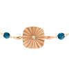 Bracelet gigi CLOZEAU Miss Lumière Diamant Or Rose 17cm