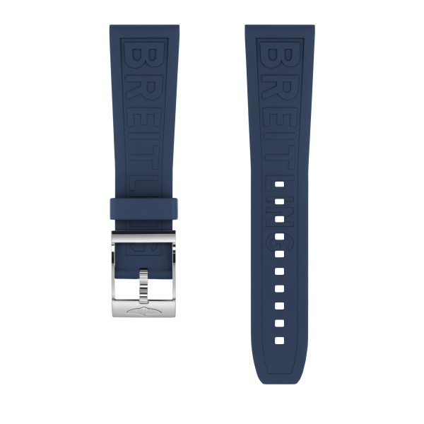 BRACELET BREITLING EN CAOUTCHOUC DIVER PRO BLEU - 24 MM