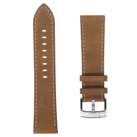 Bracelet Alpina 22mm Bracelet en cuir de veau brun