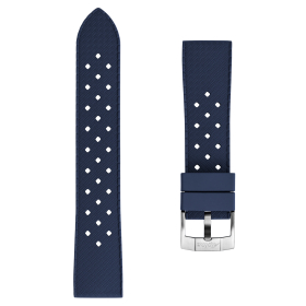 Bracelet Alpina 22MM - Bracelet silicone bleu