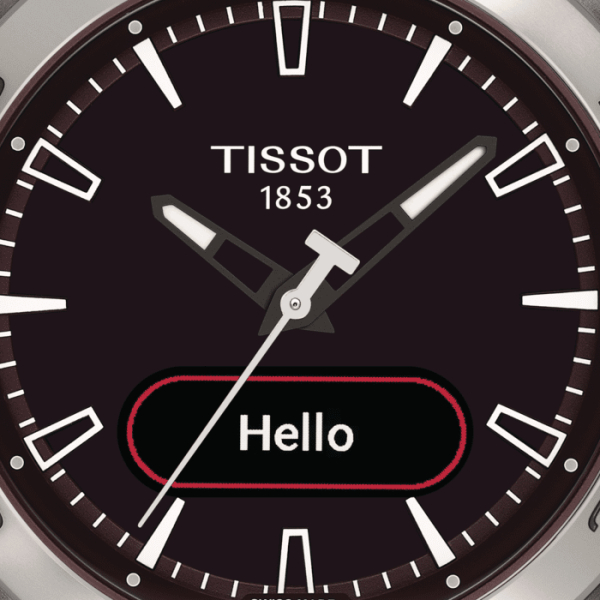 Montre Tissot T-Touch Connect Sport Bracelet Caoutchouc Blanc