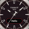 Montre Tissot T-Touch Connect Sport Bracelet Caoutchouc Blanc